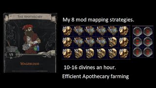 7 mirrors20 apothecarys  My 8 mod mapping strategies  1016 divhr  322 Path of Exile [upl. by Annodal]