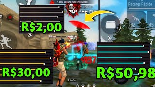 TESTANDO SENSI COMPRADAS FREE FIRE [upl. by Nohsar976]