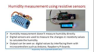 Humidity measurement using Resistive Sensor [upl. by Ahsenroc]