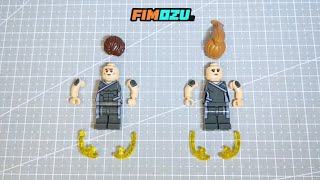 LEGO Captain Marvel  Vers VS YonRogg  Combat Training  Marvel  Unofficial Lego Minifigure [upl. by Wadlinger]