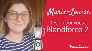 MOULINEX  Test et avis sur le blender Blendforce 2  un contrôle parfait pour une texture parfaite [upl. by Ilahtan651]