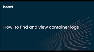 How to view container logs [upl. by Attelrak]