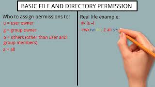 18 Understanding the basic file and directory permissions [upl. by Otiragram]