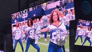 Dallas Cowboys Cheerleaders Alumni celebration 2023 halftime show [upl. by Devy]