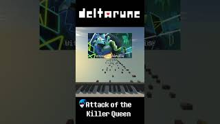 Deltarune  Attack of the Killer Queen part 3 Minecraft Noteblock shorts queen Deltarune [upl. by Bravar]