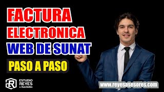 🔻Cómo Emitir 𝐅𝐚𝐜𝐭𝐮𝐫𝐚 Electrónica en la Web SUNAT  SEE SOL 2024 [upl. by Tortosa]