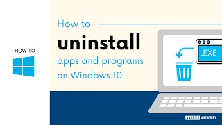 How to uninstall apps and programs on Windows 10 [upl. by Allegna]