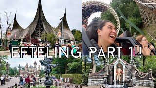 48 HOURS AT EFTELING  PART 1  Interrailing 2024  7 Countries  18 Days  Lauryn Rachel [upl. by Asilahs]