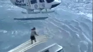 Boat CAPSIZED and RESCUED  Powerboat Training UK [upl. by Ahsinauq241]