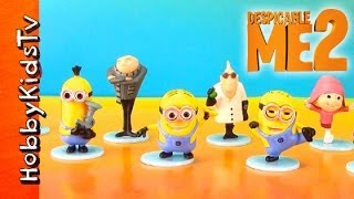 Despicable Me 2 Movie Toys Minion Surprise Figure Blind Bag Toy Surprise  Mike Wazowski Dancing [upl. by Maidy693]