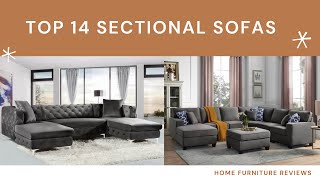 TOP 14 SECTIONAL SOFAS ON WAYFAIR [upl. by Atkinson300]