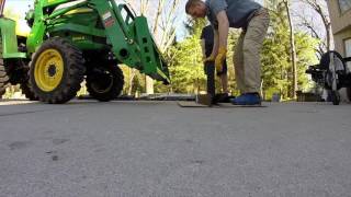 John Deere Tractor 3038e  Pallets Forks Part 2 of 3 [upl. by Sivrahc4]