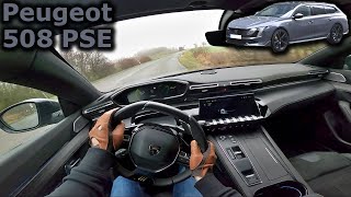 2023 Peugeot 508 SW PSE  POV test drive [upl. by Evelina]