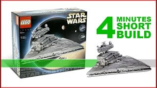 LEGO STAR WARS 10030 Imperial Star Destroyer  4 Minutes Fast Build  Exclusive For Collectors [upl. by Selrahcnhoj]