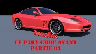 05 tuto c4d modelisation dune ferrari 550 maranello le pare choc avant 03 [upl. by Fayre938]