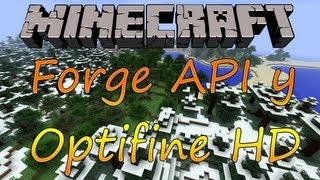 Minecraft 152  Instalar Forge API y OptiFine  Español [upl. by Oberstone]