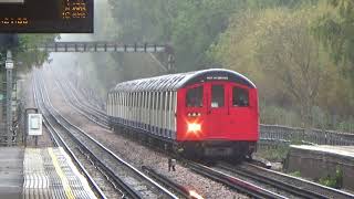 London Underground 1962 Stock 1406 and 1407 passing Theydon Bois [upl. by Ynnod]