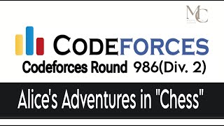 Codeforces Round 986 Div 2 Problem Solution  A Alices Adventures in quotChessquot [upl. by Oirramed]