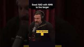 💊Boost NAD with NMN by Dr Huberman at Joe Rogan podcast nmn longevity longevitysupplements [upl. by Kalbli518]