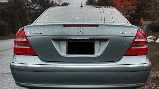 Mercedes E500 M113 Muffler and Resonator delete quad tips [upl. by Marcellina474]