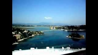 Approach and Landing Runway 35 Kerkyra Corfu Airport [upl. by Dole]