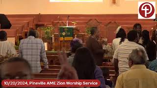 10202024 Pineville AME Zion Morning Service [upl. by Llenej826]