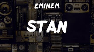 Eminem quotStanquot Lyrics  Vintage Jams Rediscovered [upl. by Annatnom722]