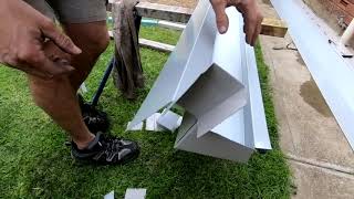 How to build a Pergola  Box Gutter [upl. by Angelo]