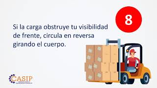 Reglas Básicas en la Operación Segura de Montacargas NOM006STPS2014 [upl. by Mendie]