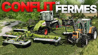 Début de notre NOUVELLE FERME  Conflit De Fermes 01 Farming Simulator 22 [upl. by Esdras]