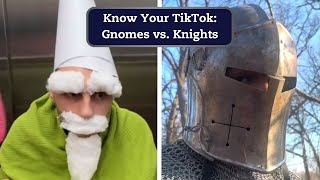 TikToks Battle Between Gnomes and Knights Explained [upl. by Nlycaj]