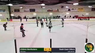 U16AA Northstars  Sask East Oilers 20241110 1st period [upl. by Bloem]