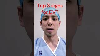 Top 3 signs of deep vein thrombosis DVT surgery [upl. by Rodoeht]