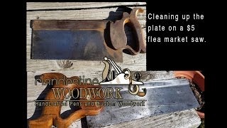 003 Antique Back Saw Restoration [upl. by Stanford]