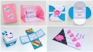 4 Easy amp Beautiful Card For Parents Day  How To Make Parents Day Greeting Card  Parent Day Card [upl. by Cuthburt201]