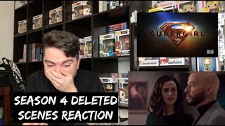 SUPERGIRL  SEASON 4 DELETED SCENES REACTION [upl. by Naraa]