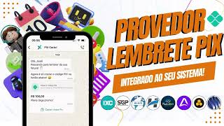 Lembrete de fatura com PIX para Provedor de Internet [upl. by Oisorbma]