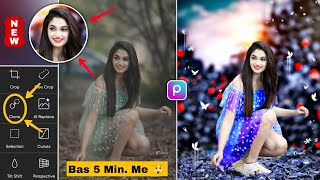 PicsArt CB Background Photo Editing  PicsArt Se Background Kaise Change Kare  PicsArt new Editing [upl. by Legim]