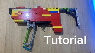 Working Lego MP5 Semi Auto Tutorial [upl. by Threlkeld]