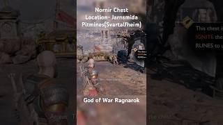 God of War Ragnarok Nornir Chest  Jarnsmida Pitmines Svartalfheim godofwarragnarok nornirchest [upl. by Bonni]