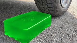 ASMR SATISFYING VIDEOS  Running over stuff with a car [upl. by Woodruff426]