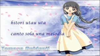 Cancion de Tomoyo YORU NO UTA sub español romaji [upl. by Nnyleitak]