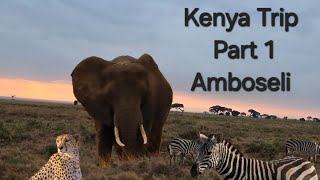 Kenya Safari  Amboseli National Park  Part 1 [upl. by Sebbie]