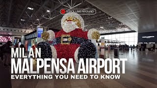 MILAN MALPENSA AIRPORT EVERYTHING YOU NEED TO KNOW [upl. by Otrebilif]