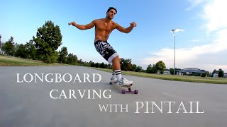 Longboard carving with Pintail [upl. by Gnuhc534]