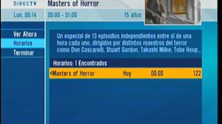 Maestros del Horror  Latino  Canal 9 2015 Prueba [upl. by Natty]