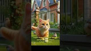 kucing oyen ketemu kucing putih kucinglucu cat oyen [upl. by Ocirred]