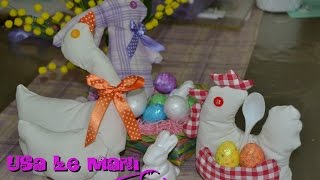 Tutorial cucito creativo gallina pasquale fai da te decori Pasqua fai da te Easter DIY [upl. by Acinomed]