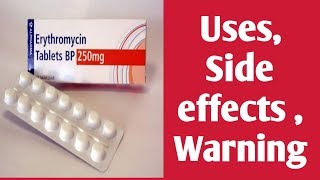 Erythromycin uses Side effects and warning full review urduHindi [upl. by Ella]