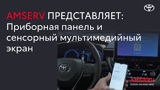 AMSERV ПРЕДСТАВЛЯЕТ Приборная панель и сенсорный мультимедийный экран [upl. by Atazroglam]